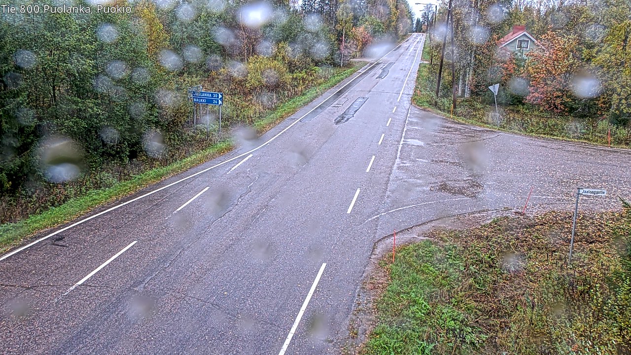 Weather Camera Image Road 800 Puolanka, Puokio, Puolanka, Kainuu