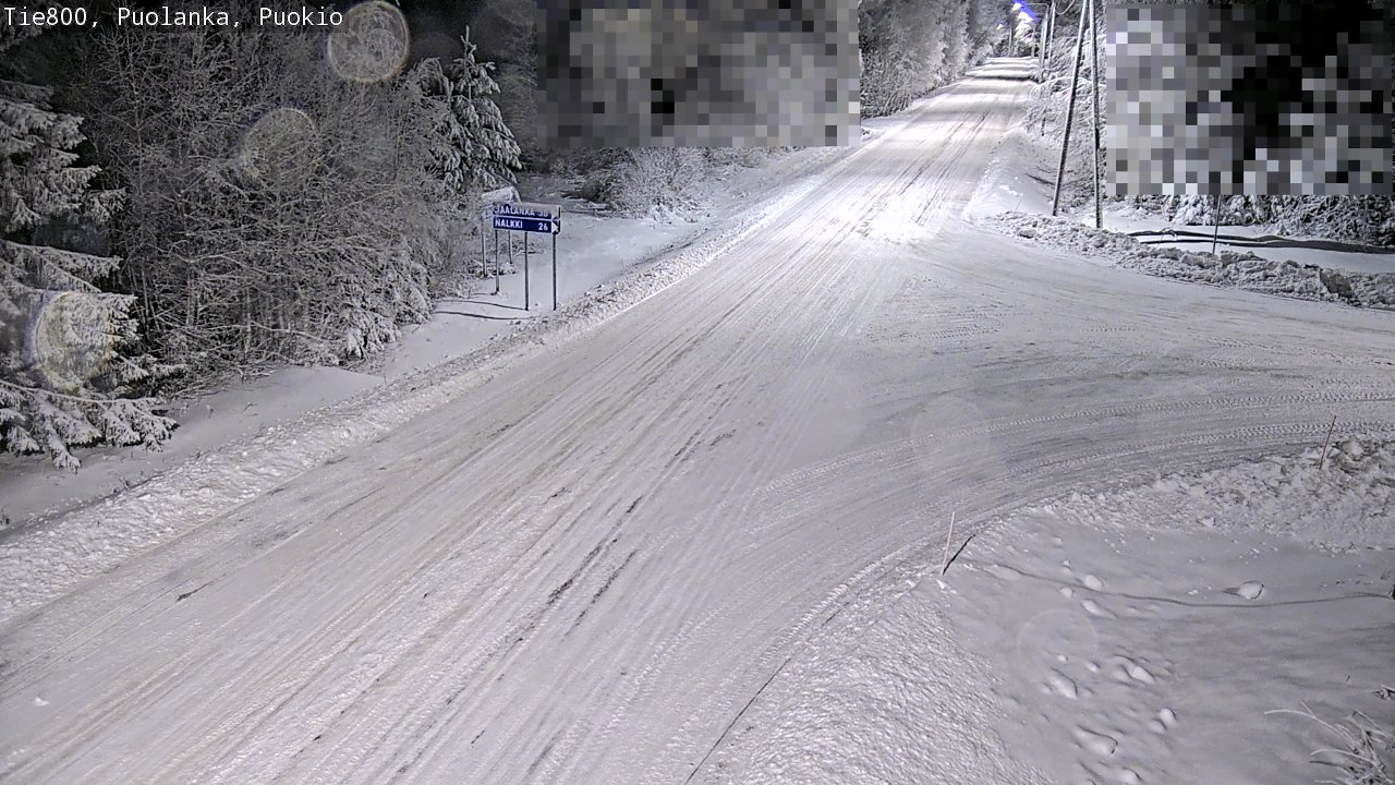 Weather Camera Image Road 800 Puolanka, Puokio, Puolanka, Kainuu