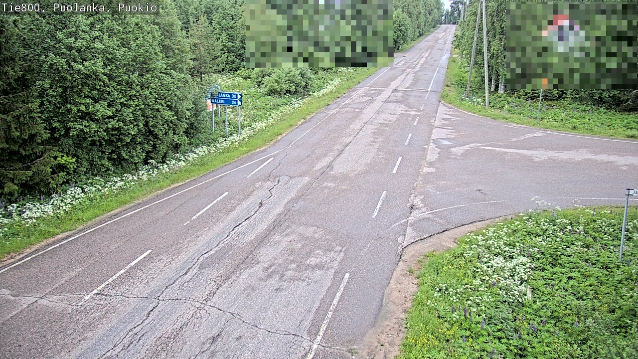 Weather Camera Image Väg 800 Puolanka, Puolanka_Puokio, Puolanka, Kainuu