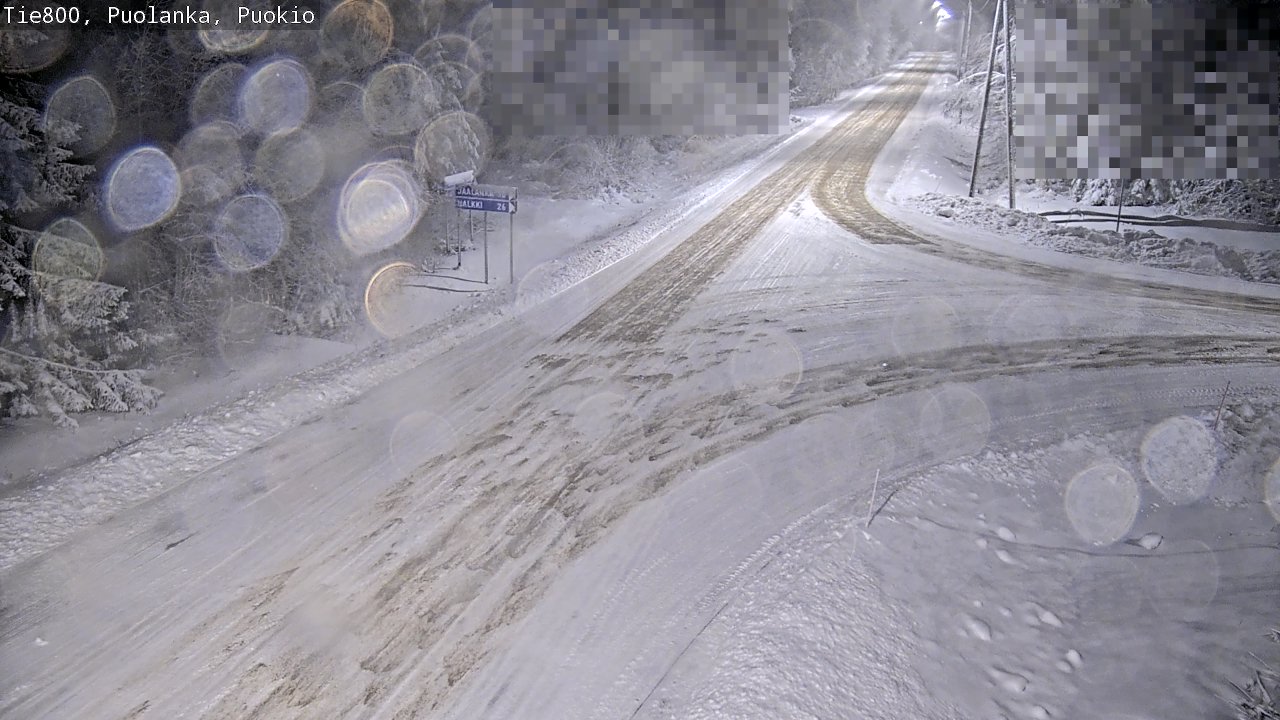 Weather Camera Image Road 800 Puolanka, Puokio, Puolanka, Kainuu