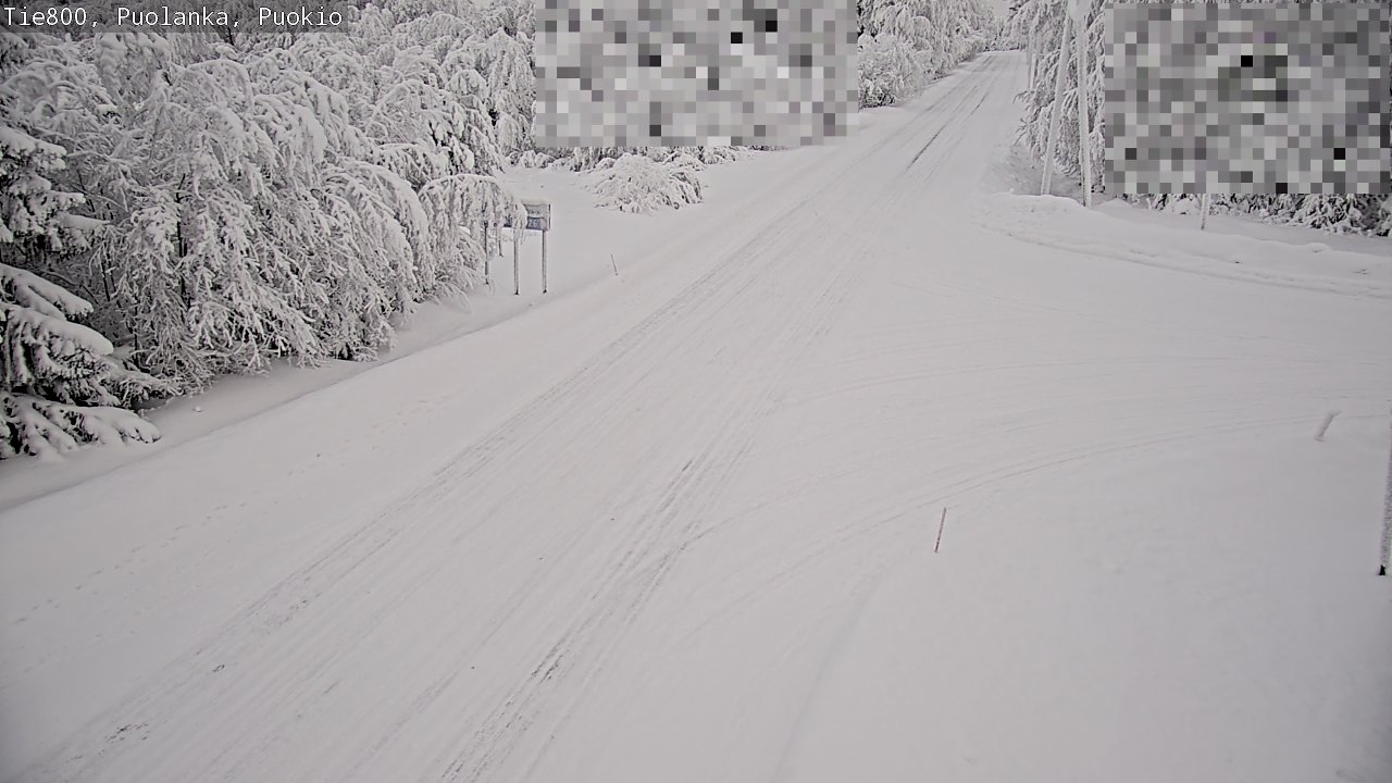 Weather Camera Image Road 800 Puolanka, Puokio, Puolanka, Kainuu