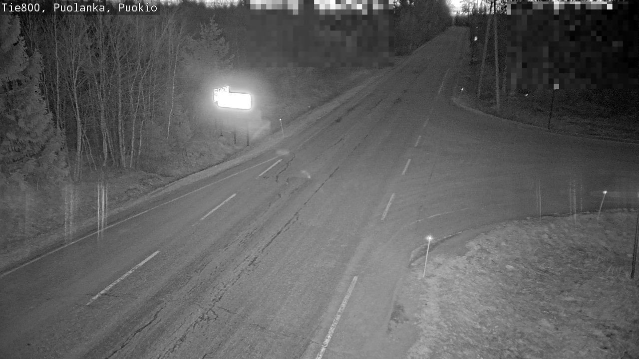 Weather Camera Image Road 800 Puolanka, Puokio, Puolanka, Kainuu
