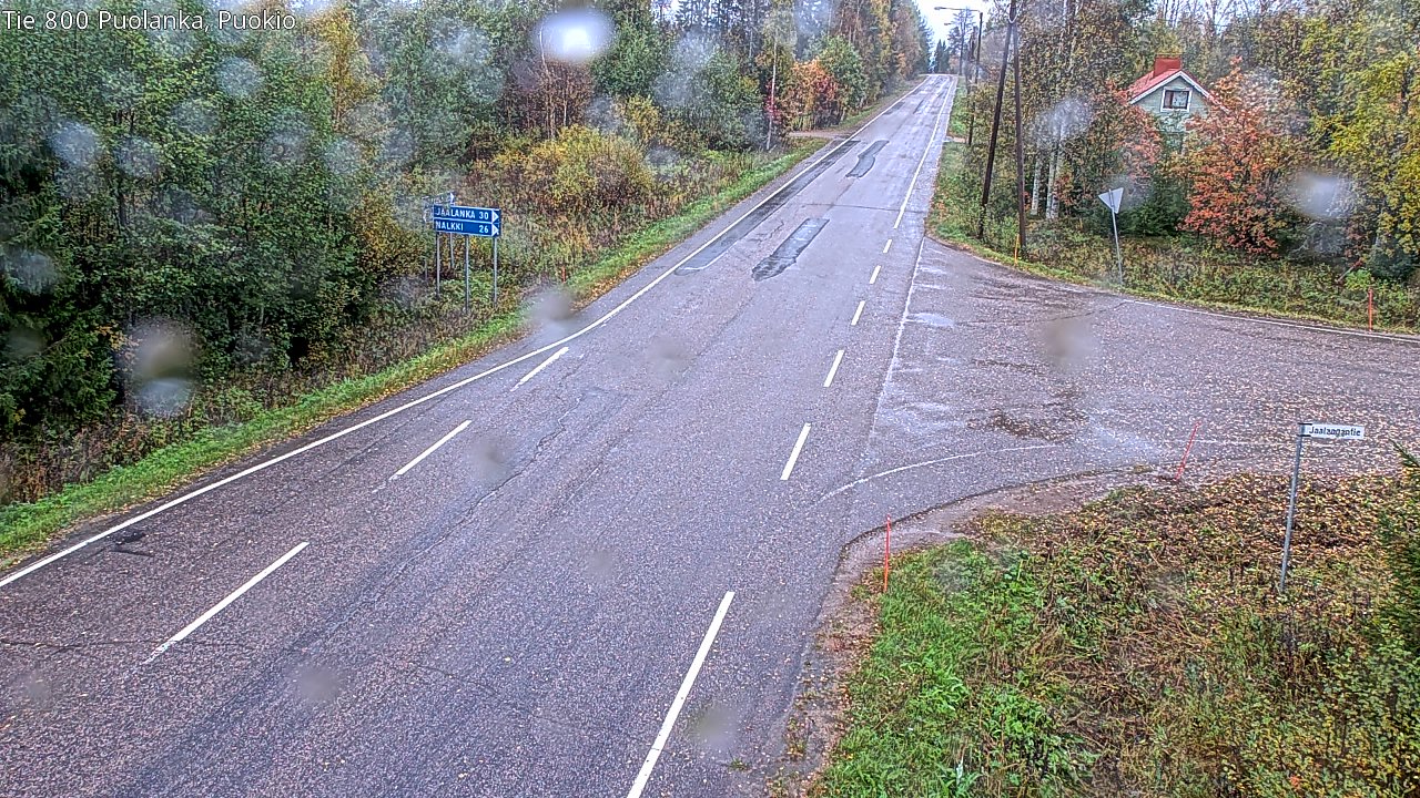 Weather Camera Image Road 800 Puolanka, Puokio, Puolanka, Kainuu