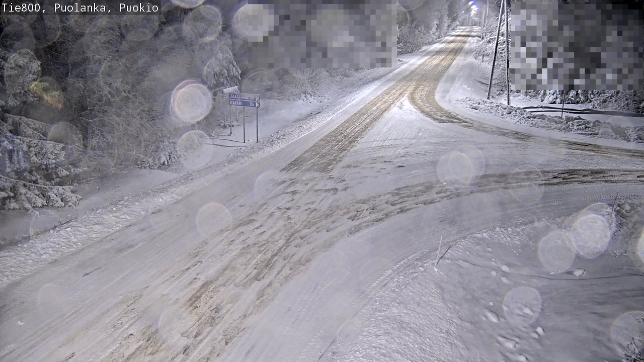 Weather Camera Image Road 800 Puolanka, Puokio, Puolanka, Kainuu
