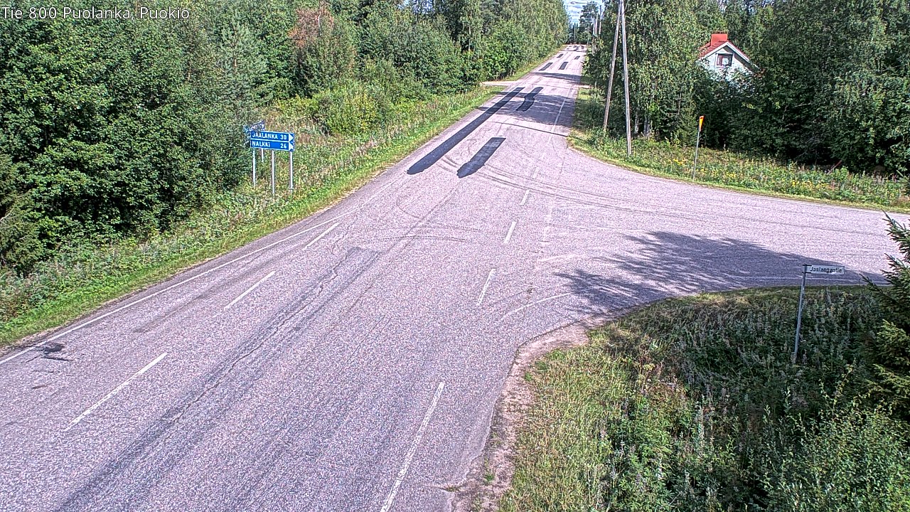 Weather Camera Image Road 800 Puolanka, Puokio, Puolanka, Kainuu