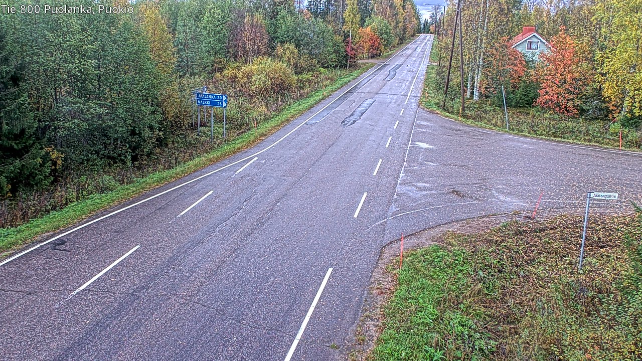 Weather Camera Image Väg 800 Puolanka, Puolanka_Puokio, Puolanka, Kainuu