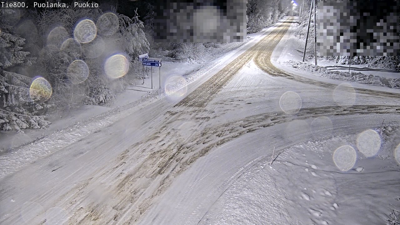 Weather Camera Image Road 800 Puolanka, Puokio, Puolanka, Kainuu
