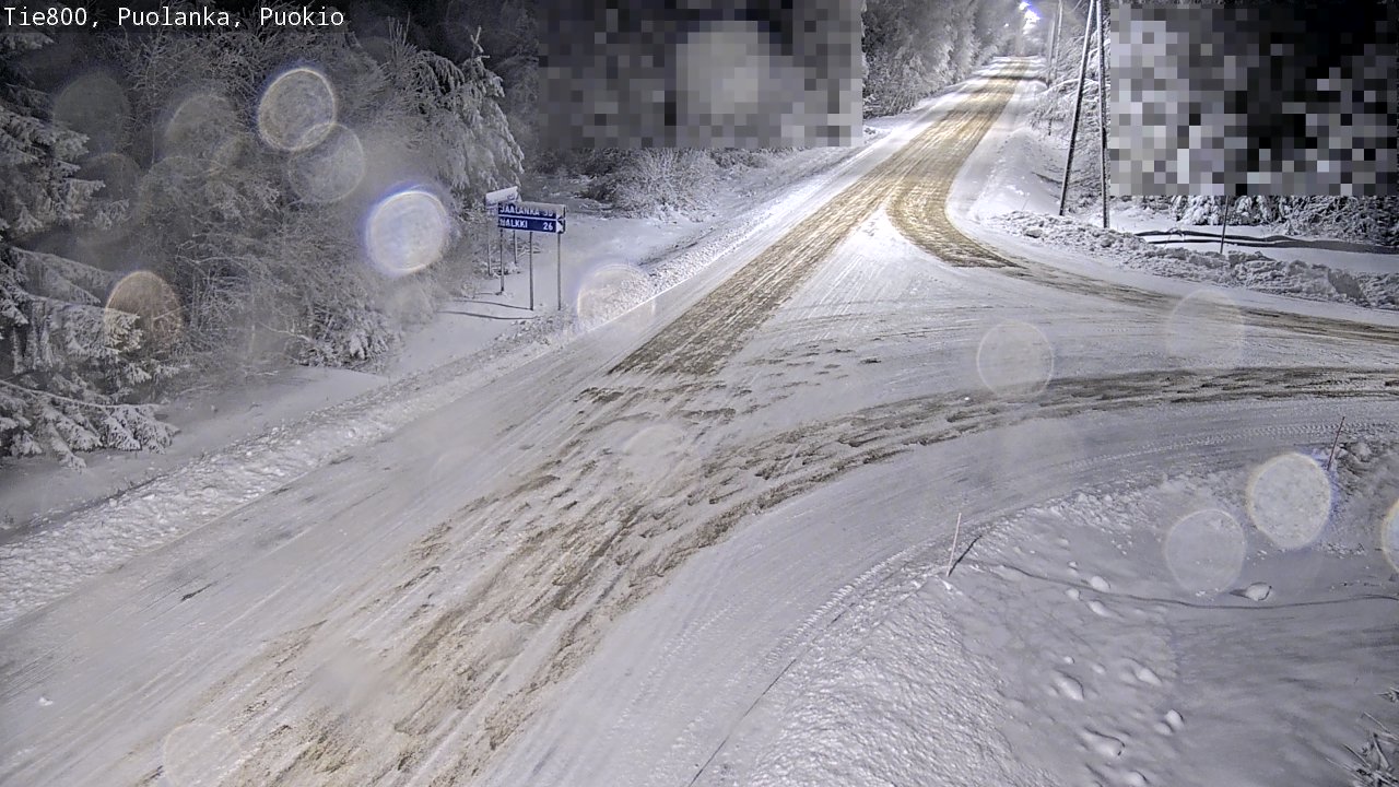 Weather Camera Image Road 800 Puolanka, Puokio, Puolanka, Kainuu