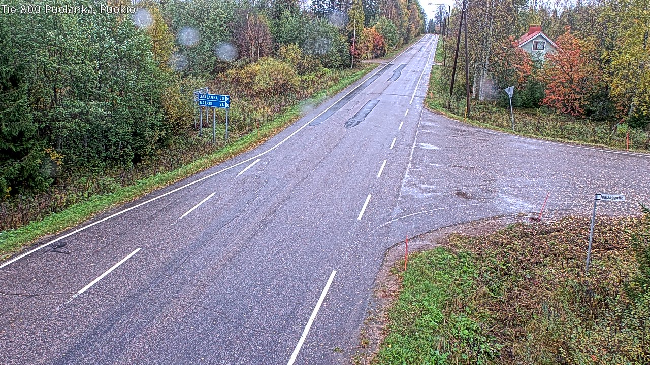 Weather Camera Image Road 800 Puolanka, Puokio, Puolanka, Kainuu