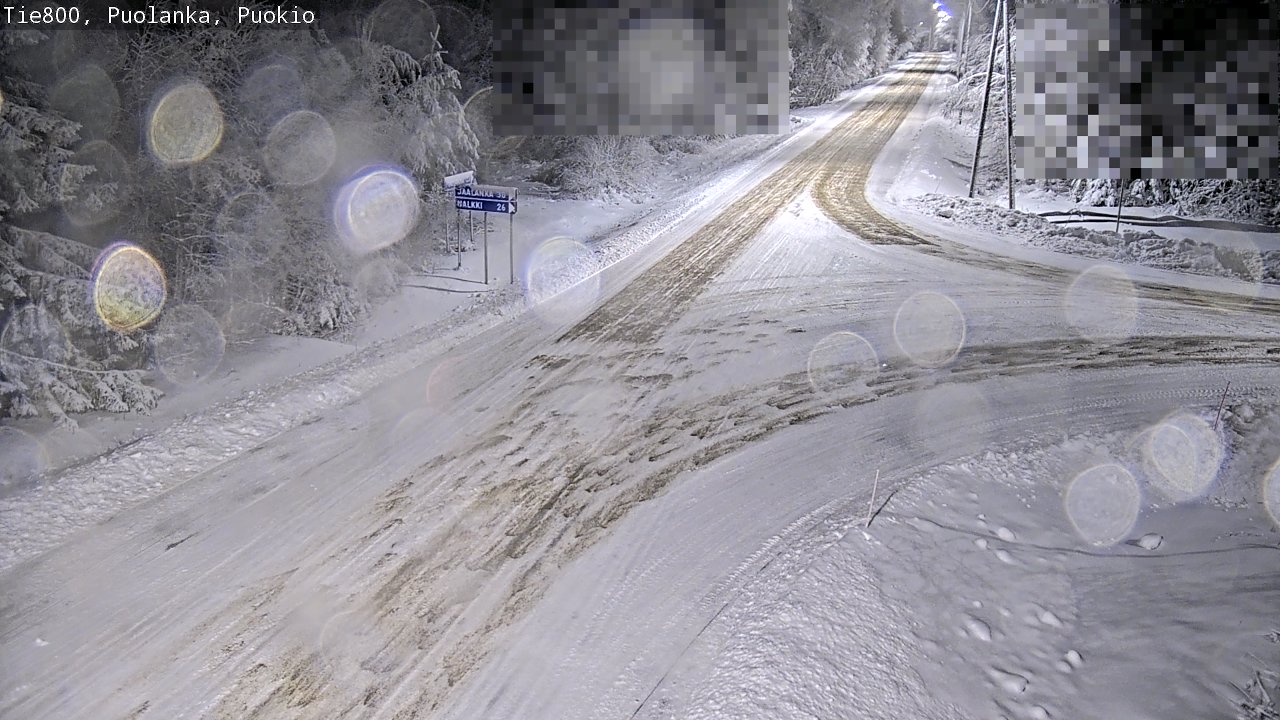 Weather Camera Image Road 800 Puolanka, Puokio, Puolanka, Kainuu