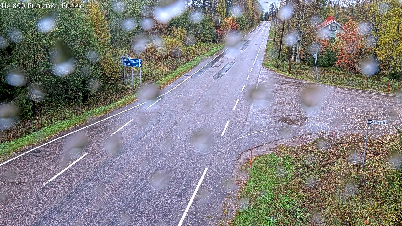 Weather Camera Image Road 800 Puolanka, Puokio, Puolanka, Kainuu