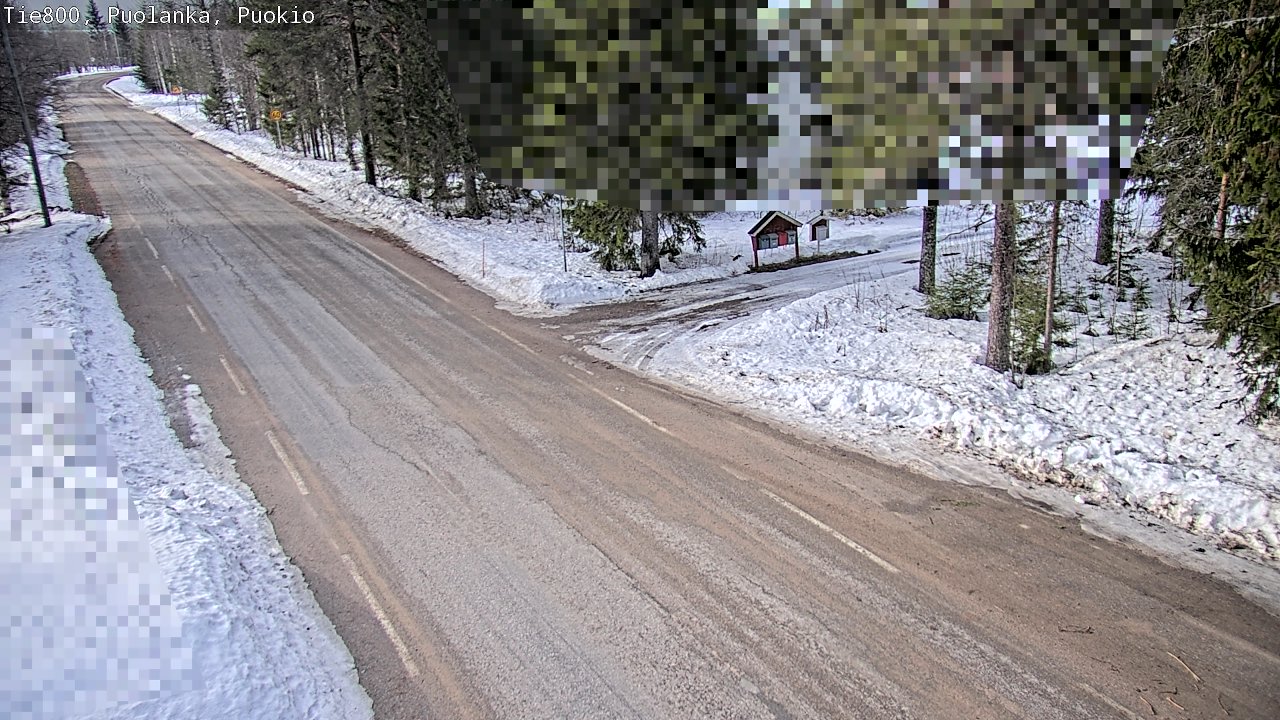Weather Camera Image Road 800 Puolanka, Puokio, Puolanka, Kainuu
