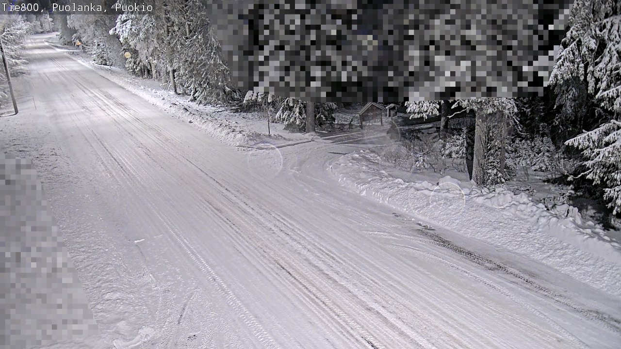 Weather Camera Image Road 800 Puolanka, Puokio, Puolanka, Kainuu