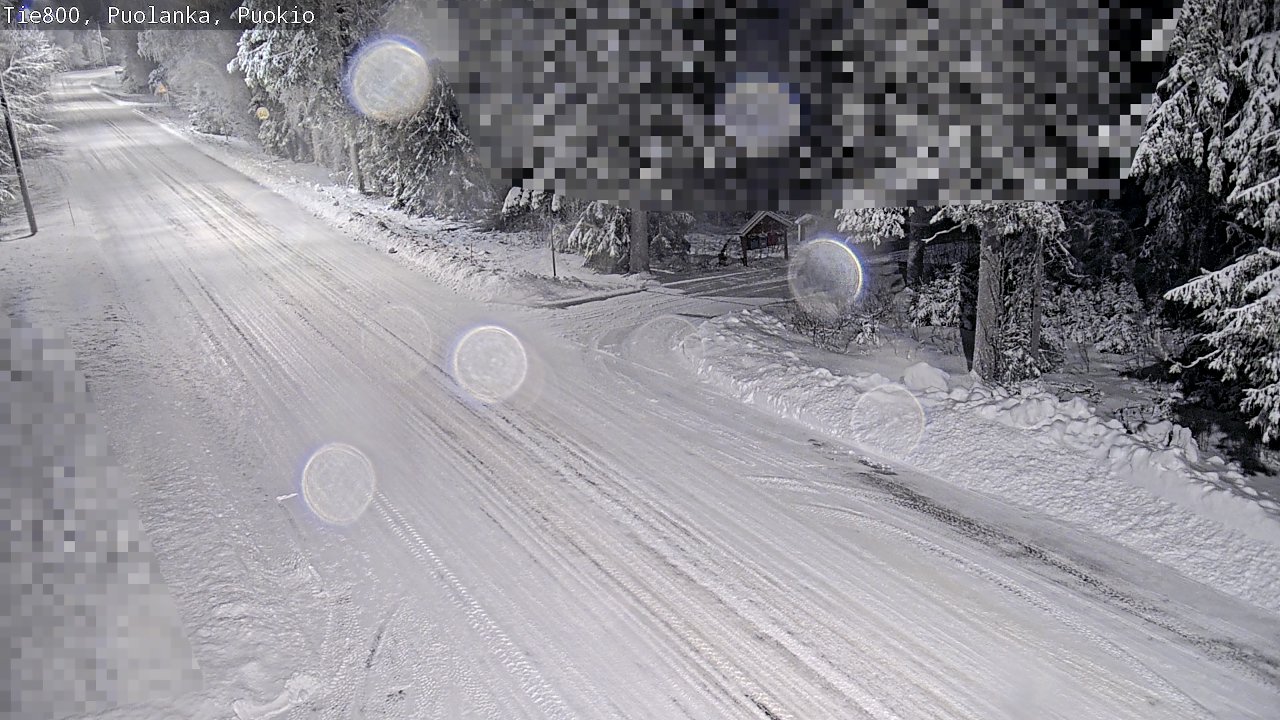 Weather Camera Image Road 800 Puolanka, Puokio, Puolanka, Kainuu