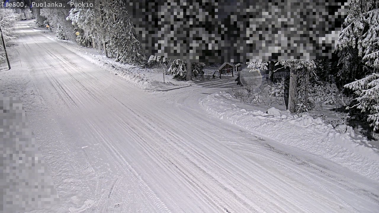 Weather Camera Image Road 800 Puolanka, Puokio, Puolanka, Kainuu