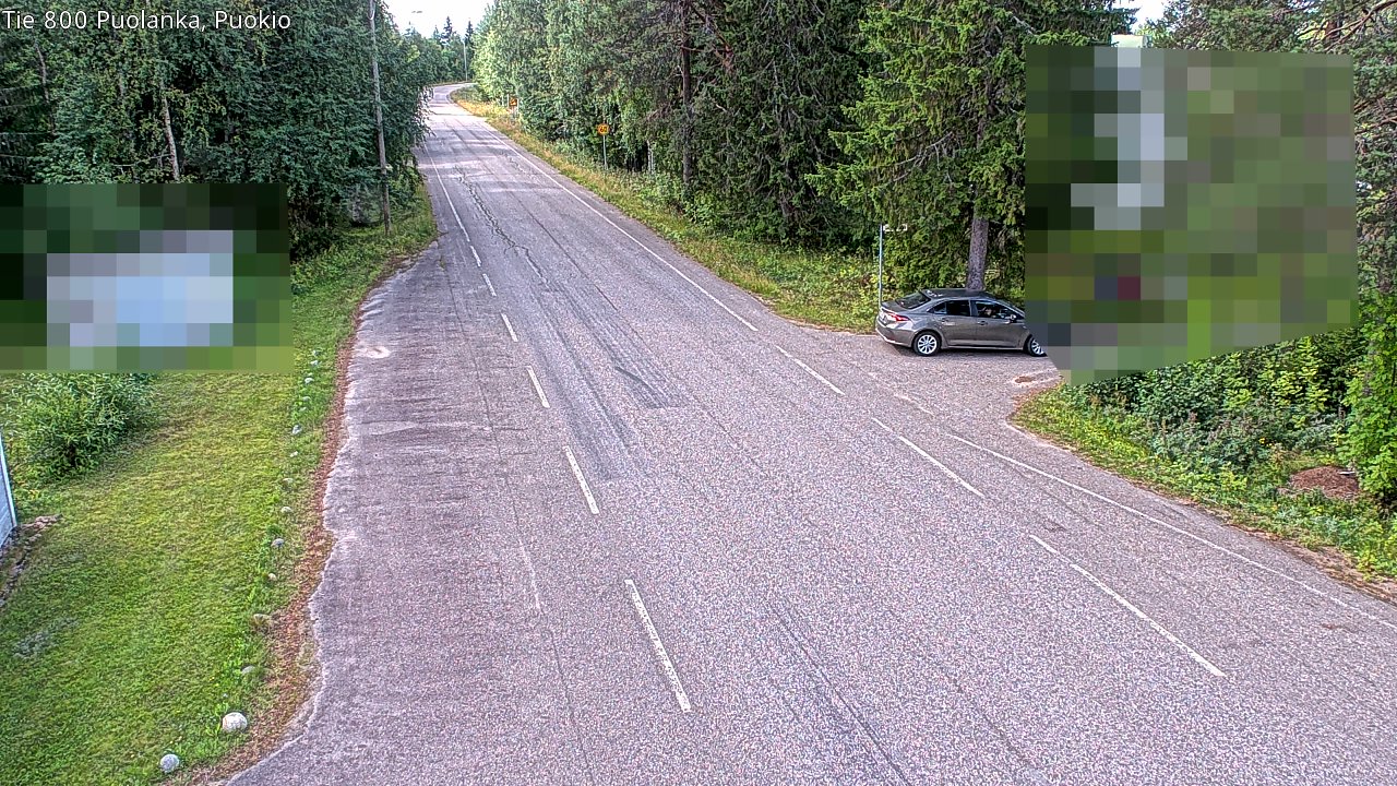 Weather Camera Image Road 800 Puolanka, Puokio, Puolanka, Kainuu
