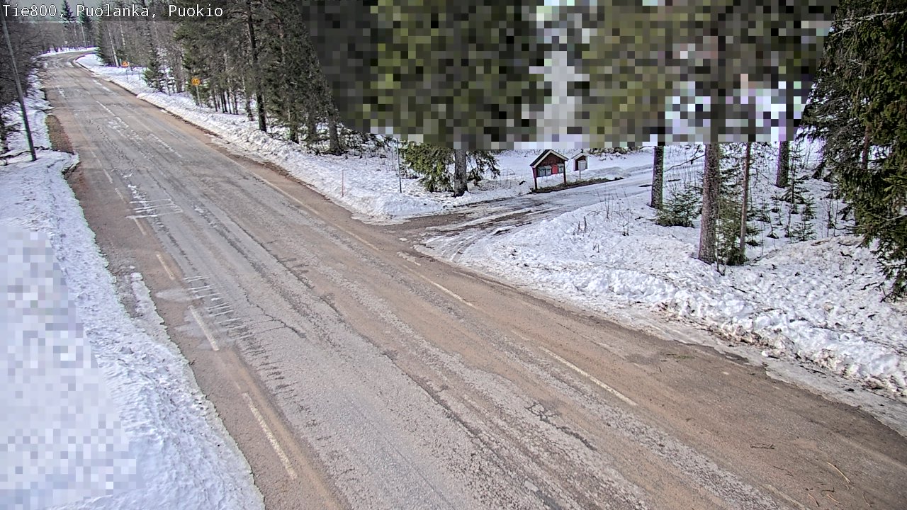Weather Camera Image Road 800 Puolanka, Puokio, Puolanka, Kainuu