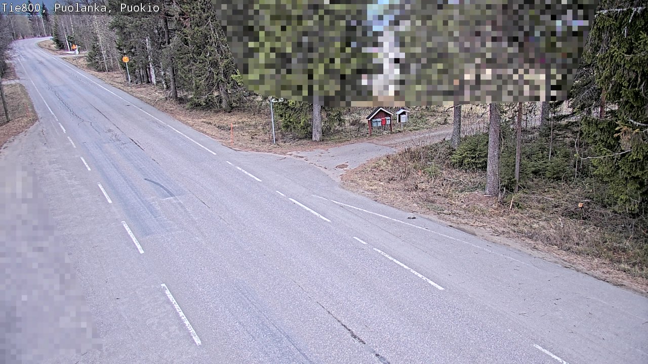 Weather Camera Image Road 800 Puolanka, Puokio, Puolanka, Kainuu