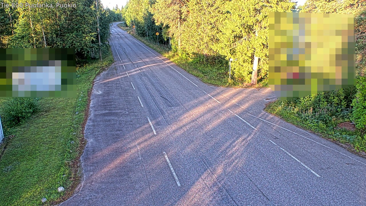 Weather Camera Image Road 800 Puolanka, Puokio, Puolanka, Kainuu