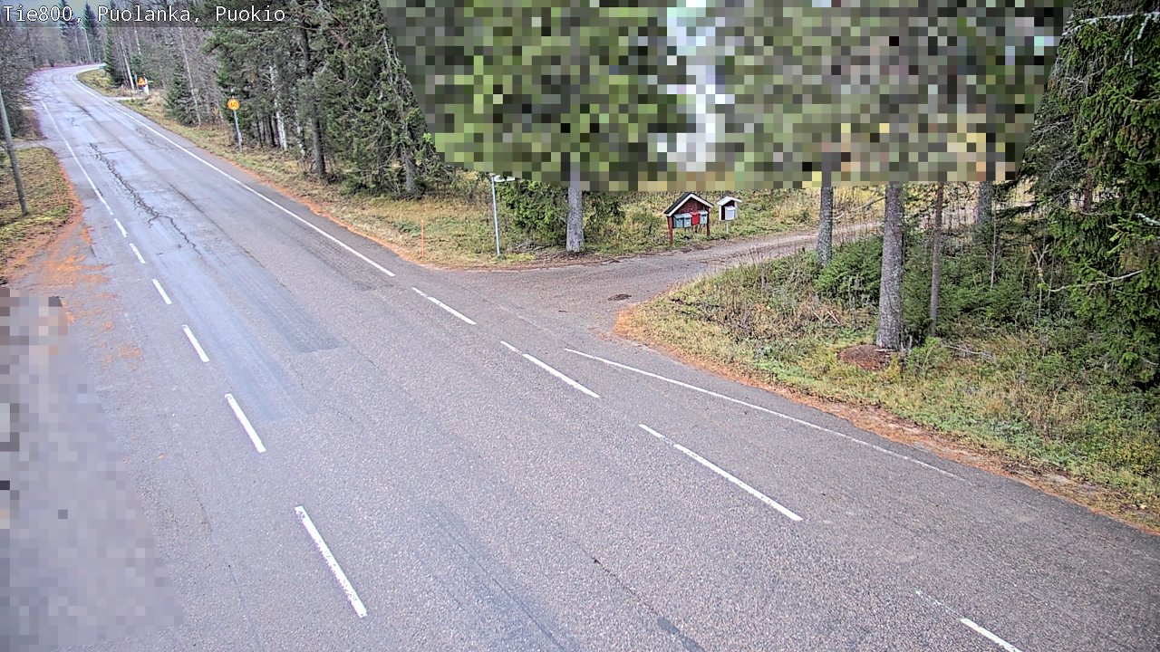 Weather Camera Image Väg 800 Puolanka, Puolanka_Puokio, Puolanka, Kainuu