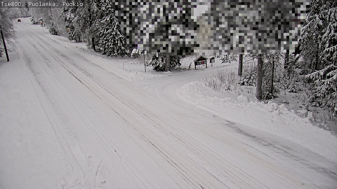 Weather Camera Image Road 800 Puolanka, Puokio, Puolanka, Kainuu