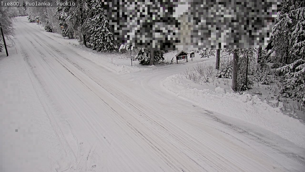 Weather Camera Image Road 800 Puolanka, Puokio, Puolanka, Kainuu