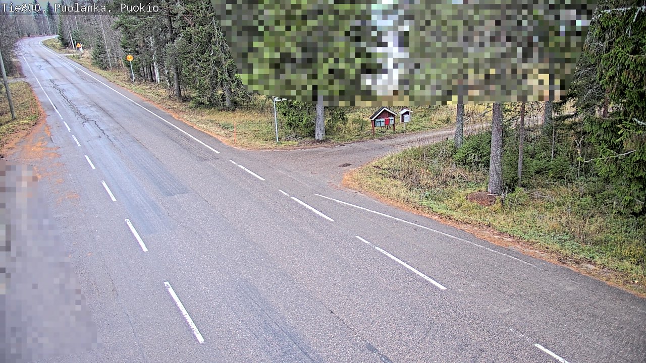 Weather Camera Image Road 800 Puolanka, Puokio, Puolanka, Kainuu
