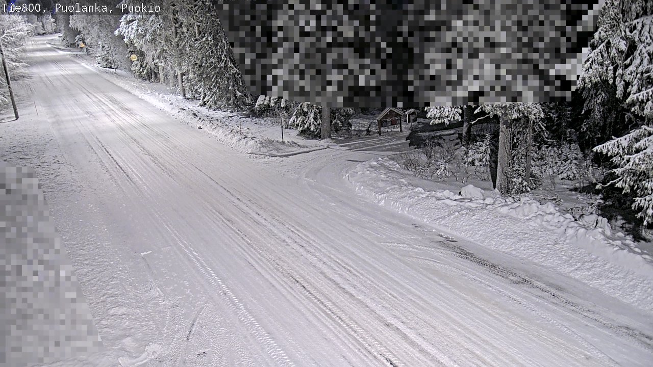 Weather Camera Image Road 800 Puolanka, Puokio, Puolanka, Kainuu