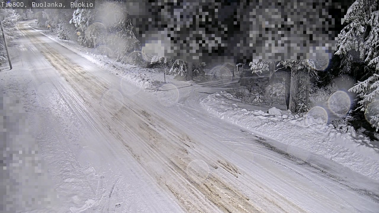 Weather Camera Image Road 800 Puolanka, Puokio, Puolanka, Kainuu