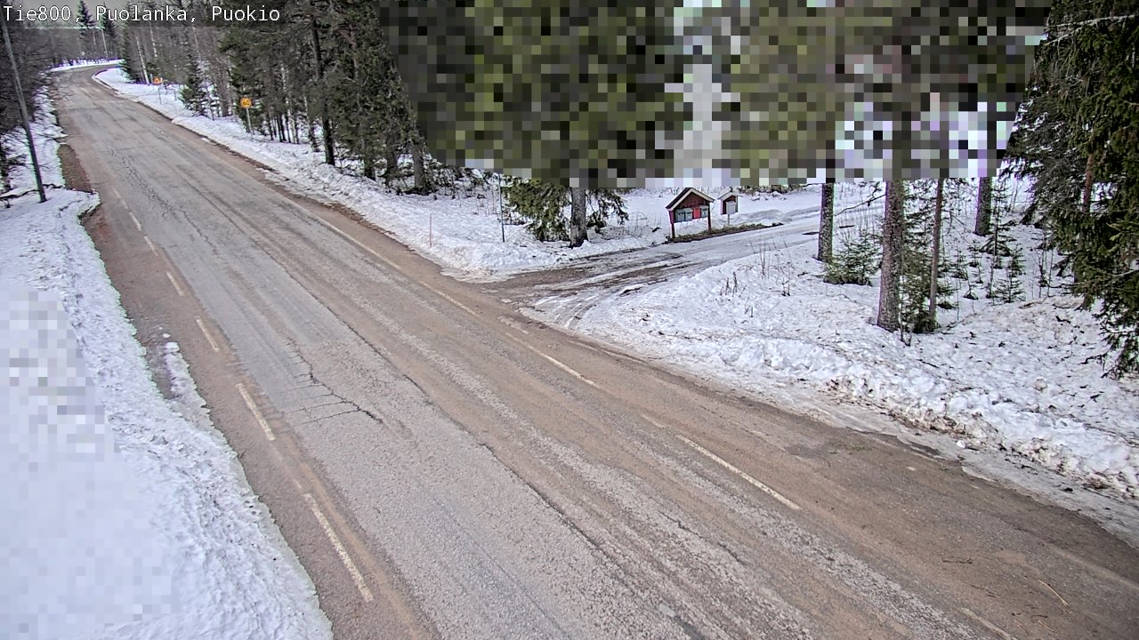 Weather Camera Image Road 800 Puolanka, Puokio, Puolanka, Kainuu