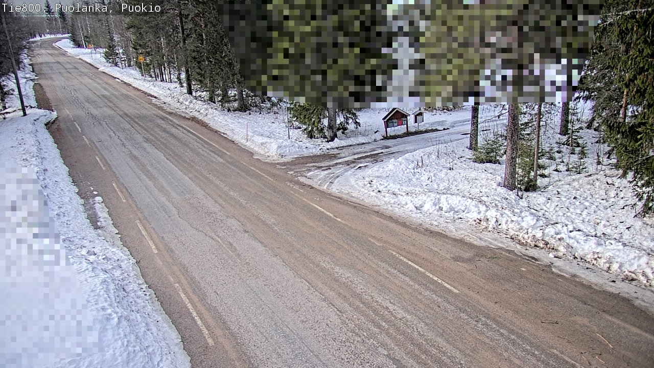 Weather Camera Image Road 800 Puolanka, Puokio, Puolanka, Kainuu