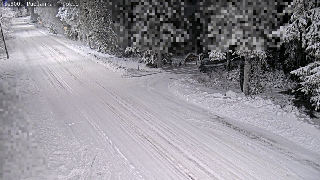 Weather Camera Image Road 800 Puolanka, Puokio, Puolanka, Kainuu