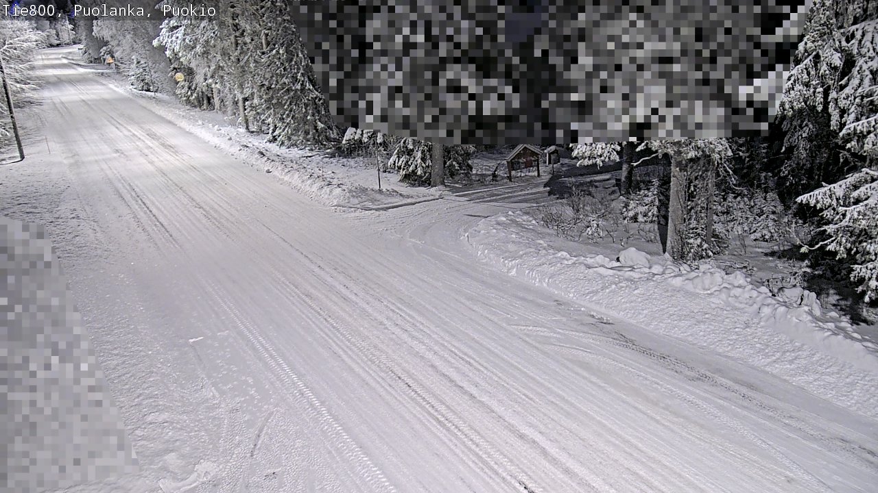Weather Camera Image Road 800 Puolanka, Puokio, Puolanka, Kainuu