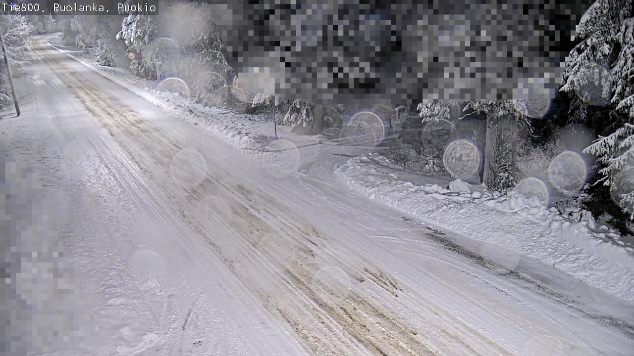 Weather Camera Image Road 800 Puolanka, Puokio, Puolanka, Kainuu
