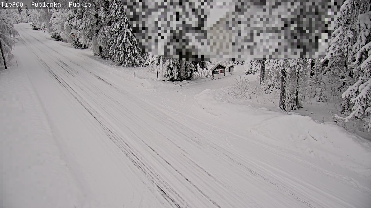 Weather Camera Image Road 800 Puolanka, Puokio, Puolanka, Kainuu
