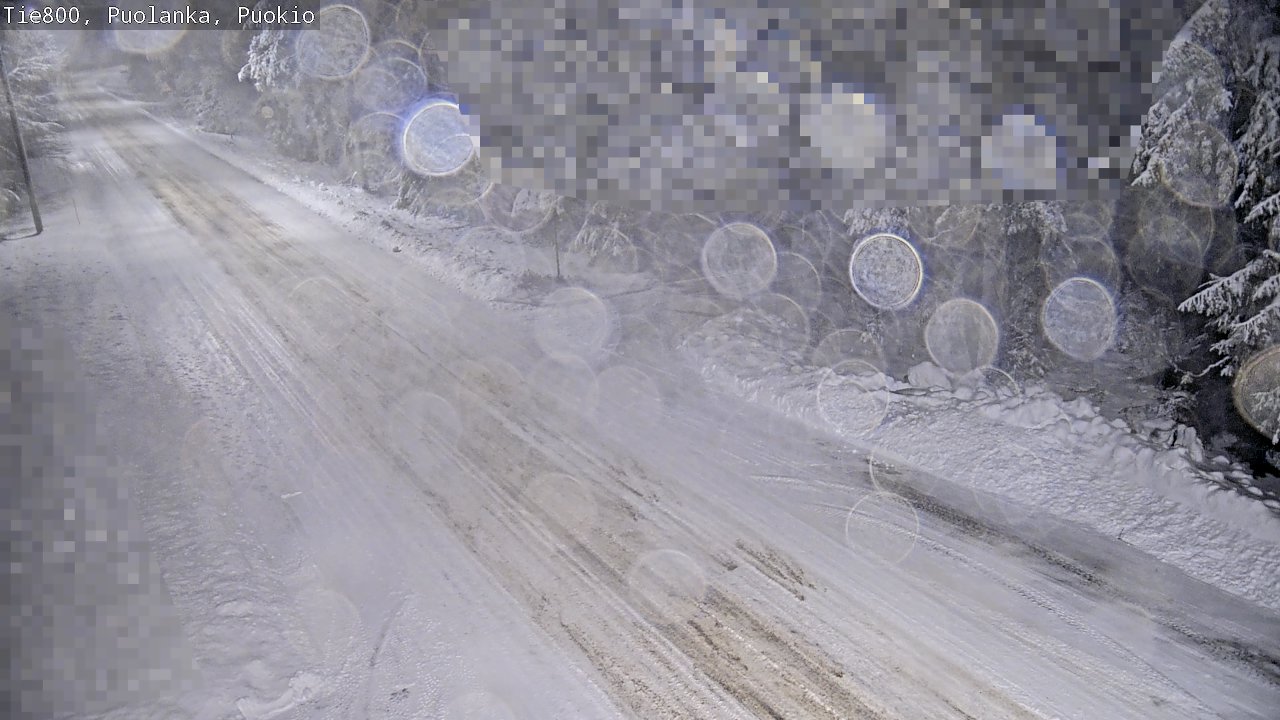 Weather Camera Image Road 800 Puolanka, Puokio, Puolanka, Kainuu