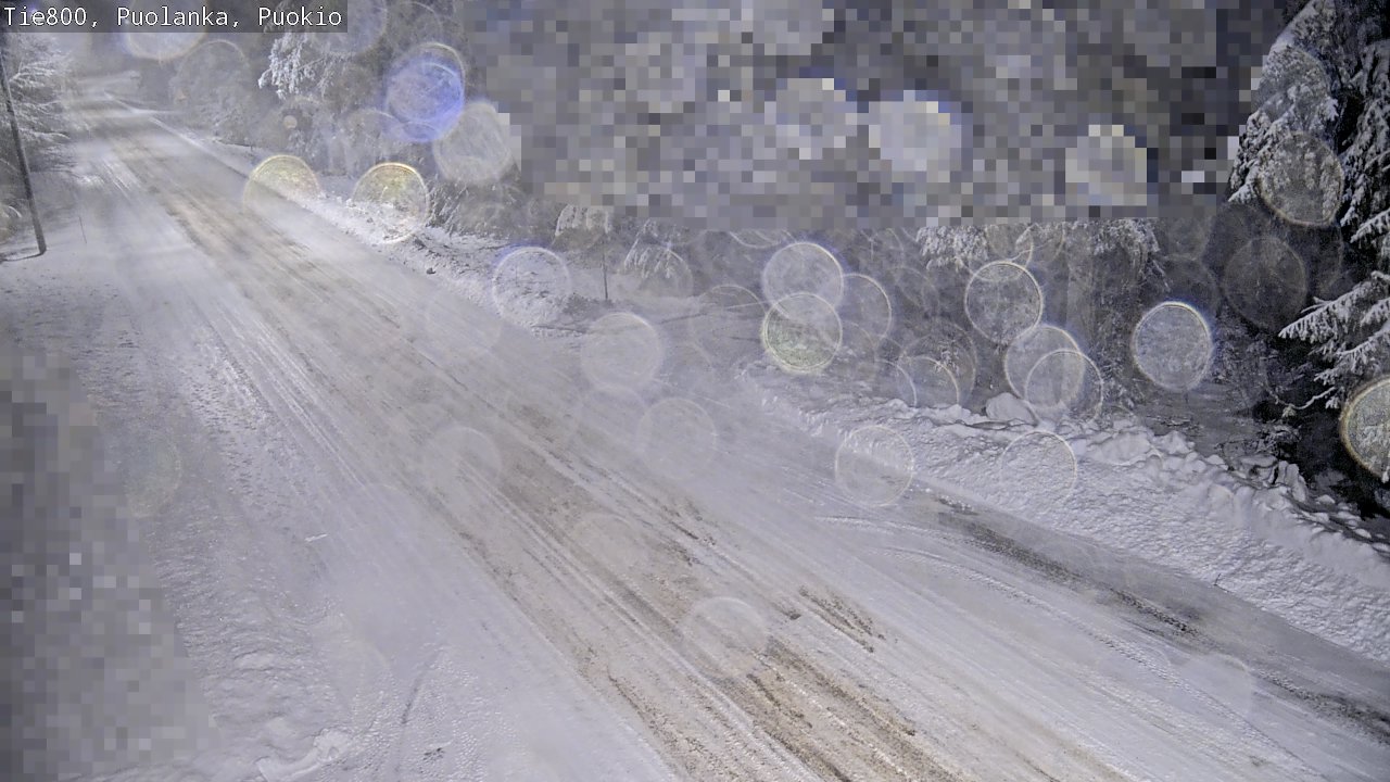 Weather Camera Image Road 800 Puolanka, Puokio, Puolanka, Kainuu