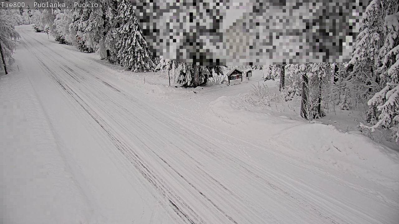 Weather Camera Image Road 800 Puolanka, Puokio, Puolanka, Kainuu