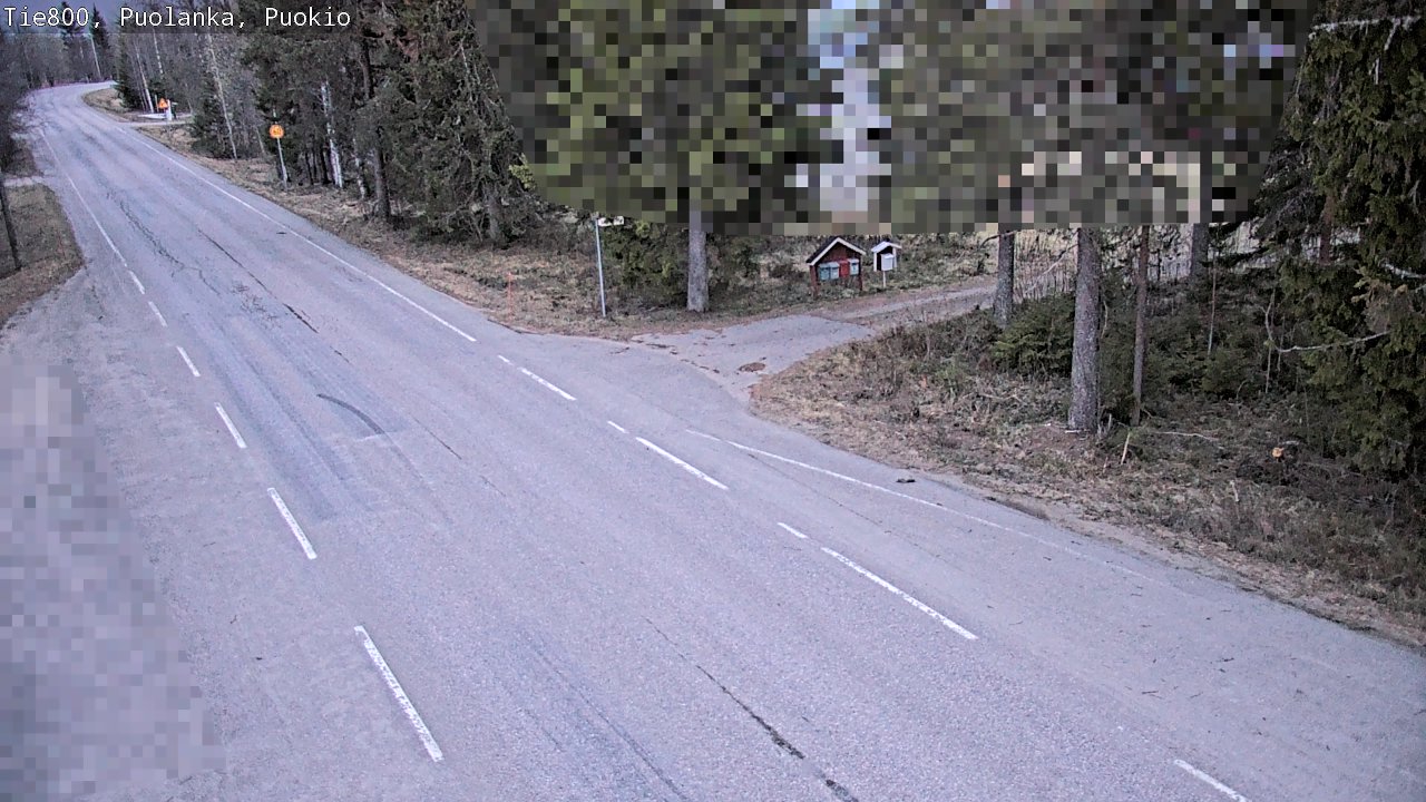 Weather Camera Image Road 800 Puolanka, Puokio, Puolanka, Kainuu