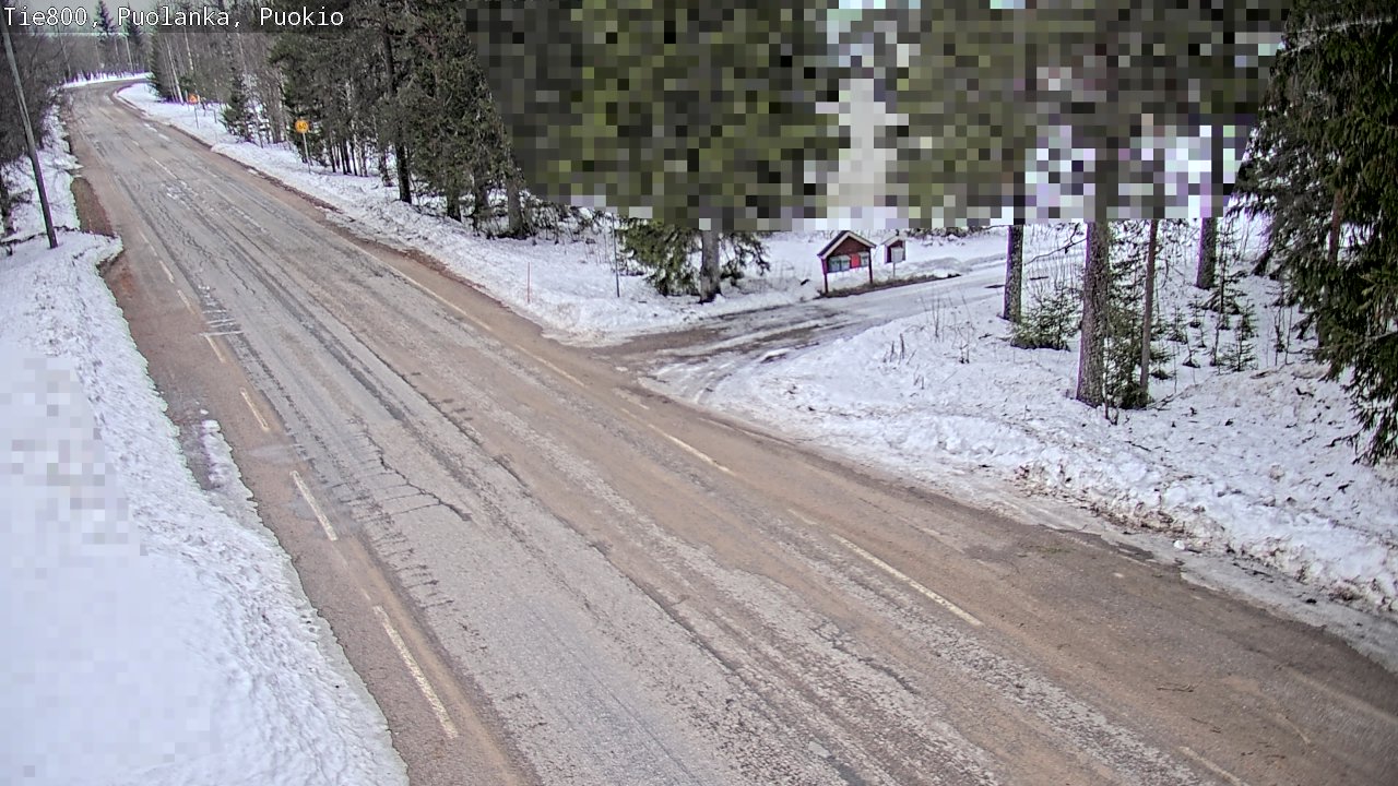 Weather Camera Image Road 800 Puolanka, Puokio, Puolanka, Kainuu
