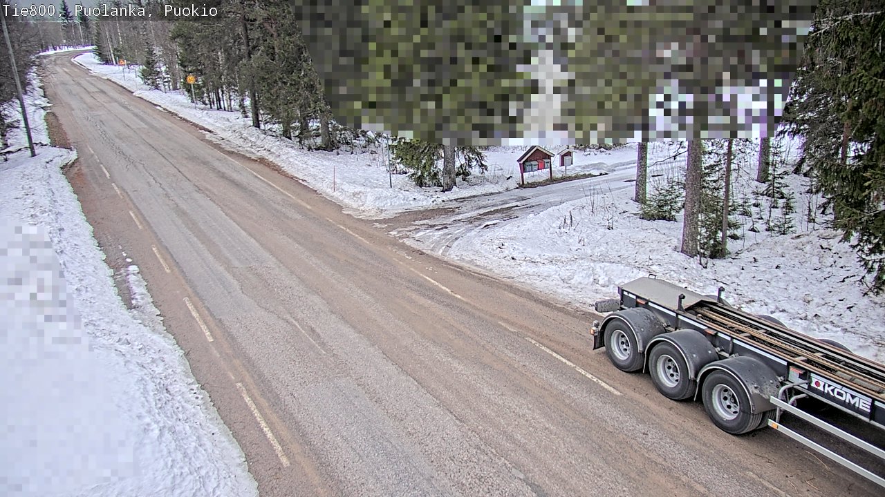 Weather Camera Image Road 800 Puolanka, Puokio, Puolanka, Kainuu