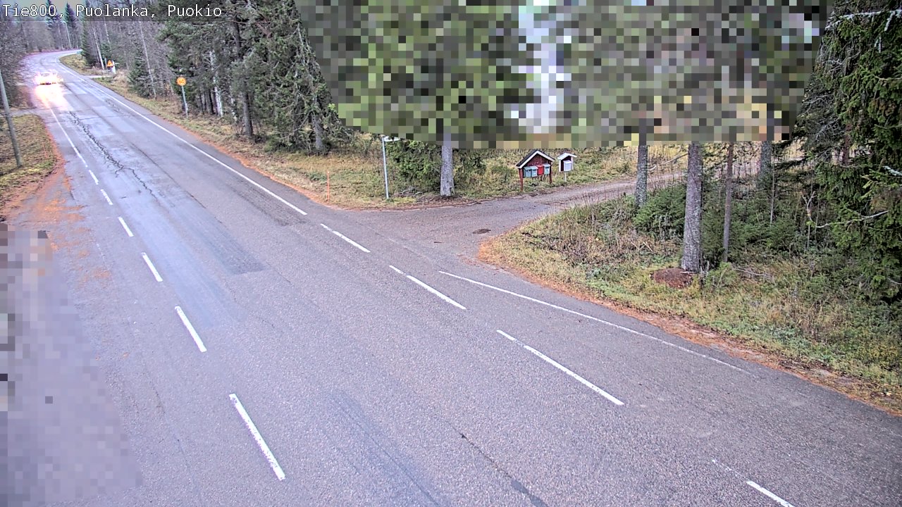 Weather Camera Image Road 800 Puolanka, Puokio, Puolanka, Kainuu