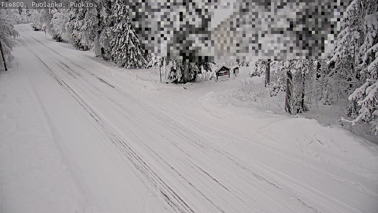 Weather Camera Image Road 800 Puolanka, Puokio, Puolanka, Kainuu