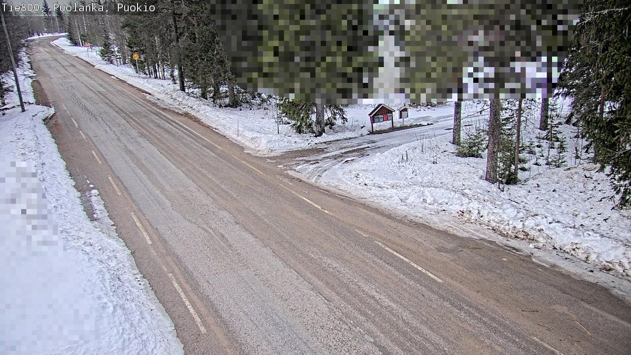 Weather Camera Image Road 800 Puolanka, Puokio, Puolanka, Kainuu