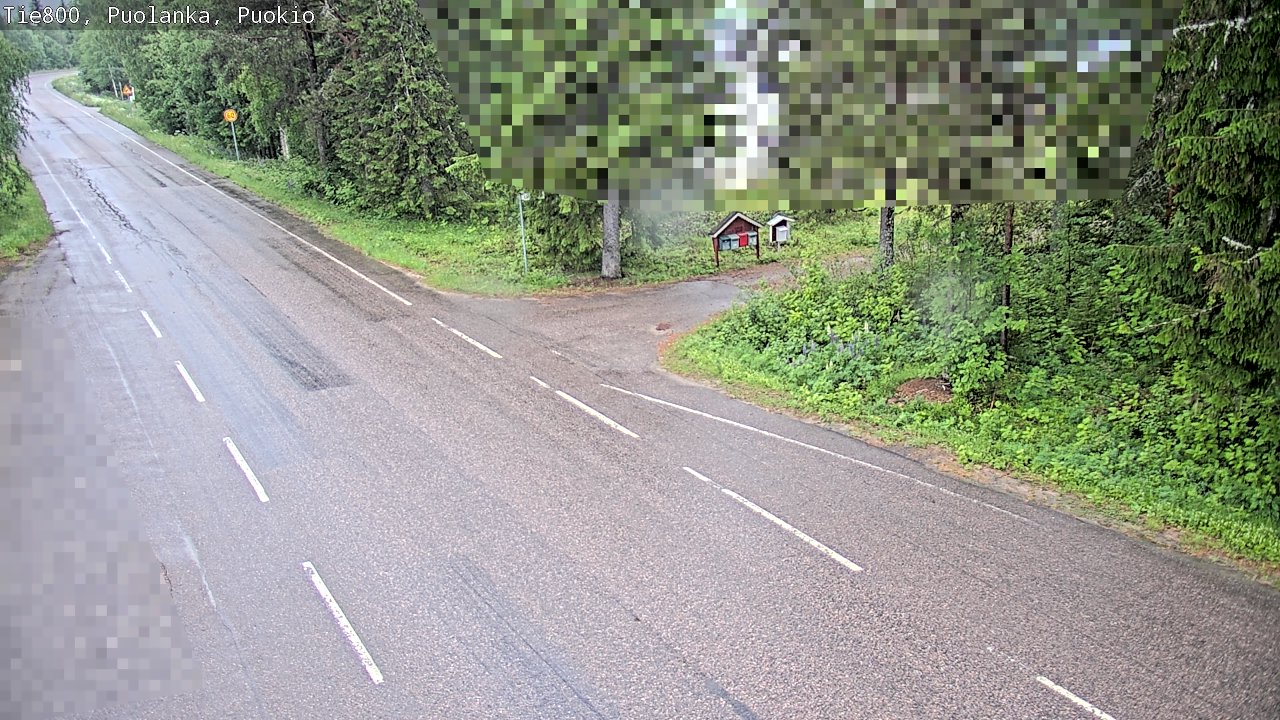 Weather Camera Image Road 800 Puolanka, Puokio, Puolanka, Kainuu