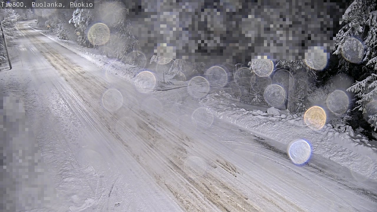 Weather Camera Image Road 800 Puolanka, Puokio, Puolanka, Kainuu