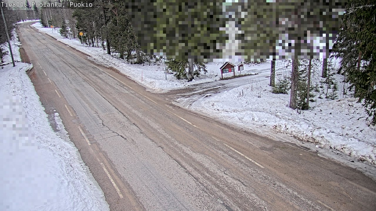 Weather Camera Image Road 800 Puolanka, Puokio, Puolanka, Kainuu