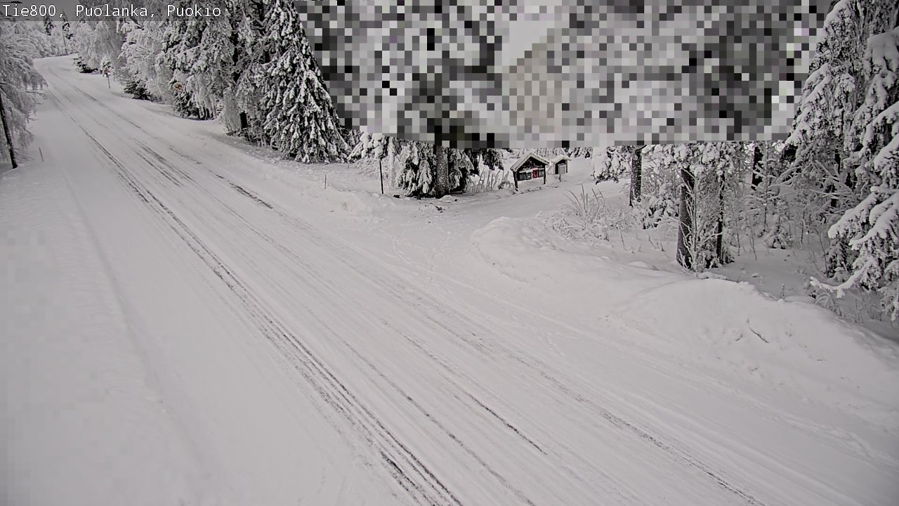 Weather Camera Image Road 800 Puolanka, Puokio, Puolanka, Kainuu