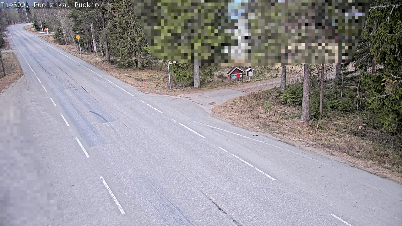 Weather Camera Image Road 800 Puolanka, Puokio, Puolanka, Kainuu