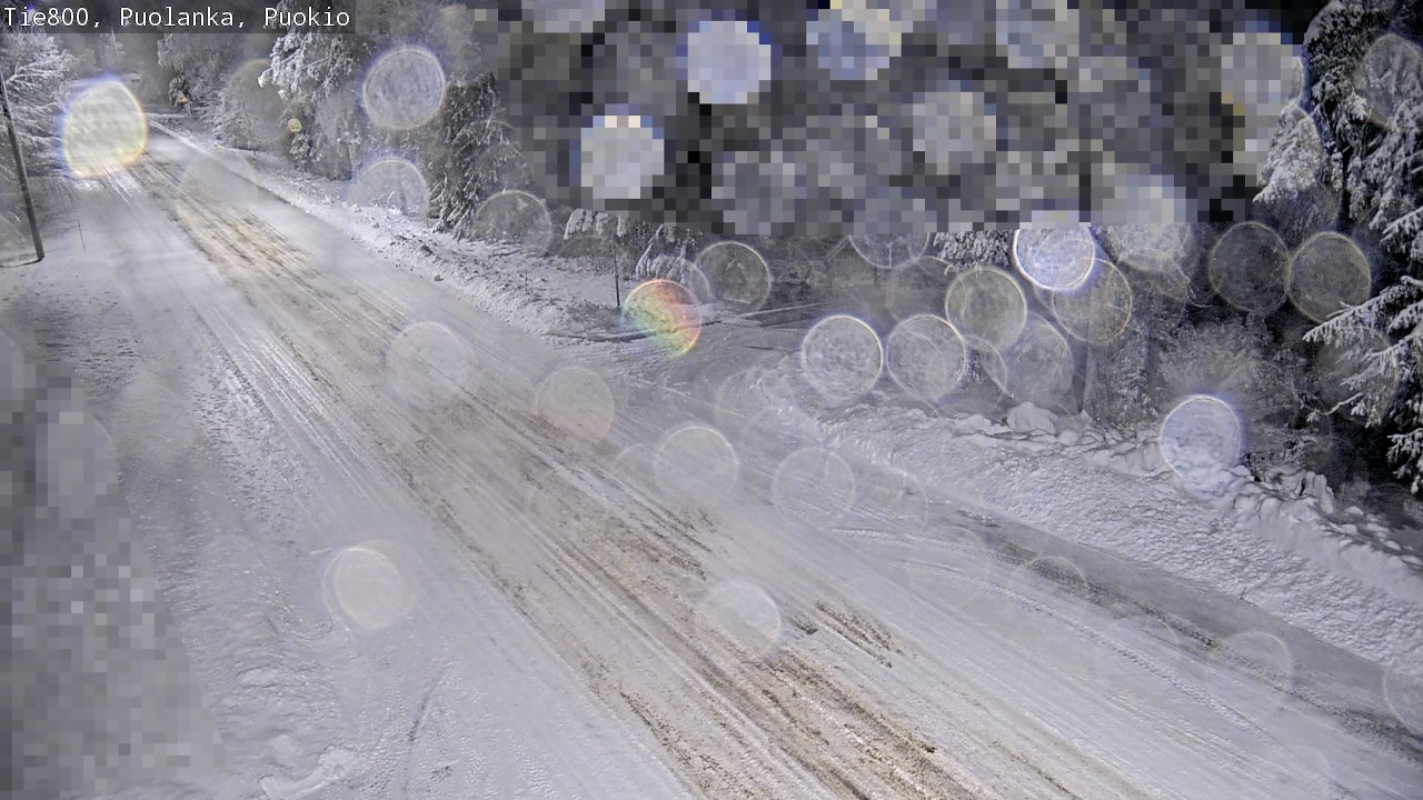Weather Camera Image Road 800 Puolanka, Puokio, Puolanka, Kainuu